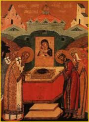 Placing Robe Of Theotokos